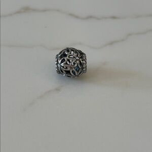 Pandora Silver Floral Charm